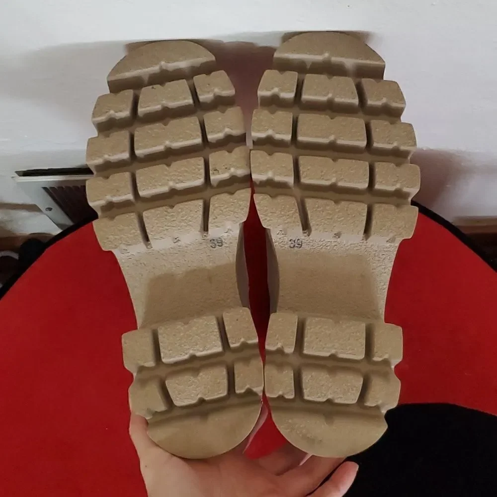 Revolve Toral Mara Boots in Igloo with Chunky Rubber Platform Size 39
